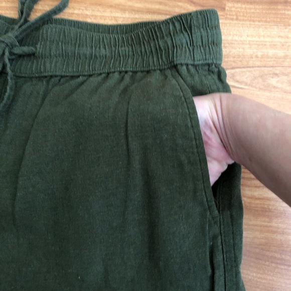 Linen drawstring pants - Picture 3 of 6